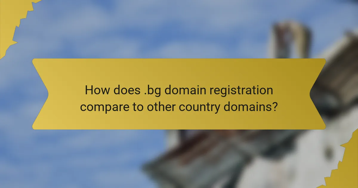 How does .bg domain registration compare to other country domains?